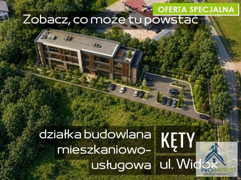 Działka usługowa Kęty