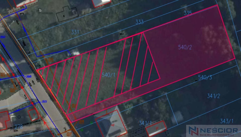 Sprzedam działkę Kisielany-Kuce - 1 544 m²