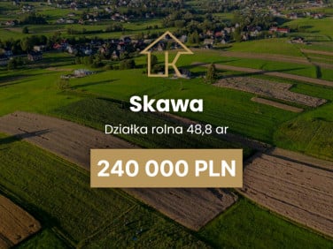 Działka rolna Skawa