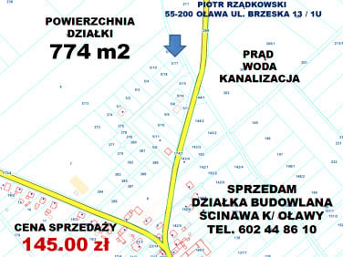 Działka budowlana Oława