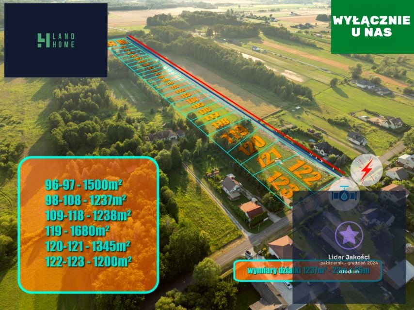 Działka budowlana Zadębie