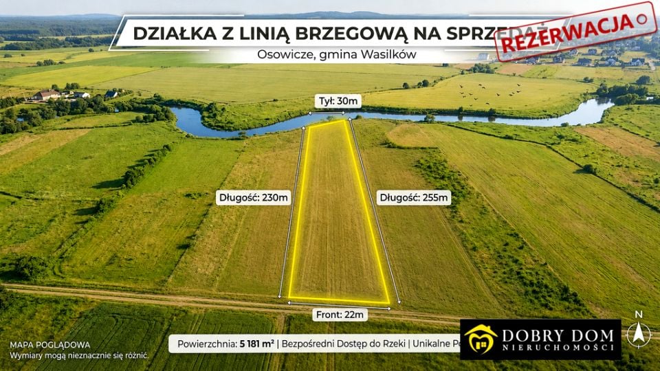 Działka rolna Osowicze sprzedam