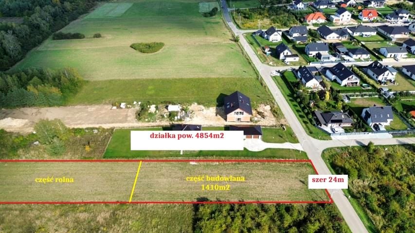 Działka budowlano-rolna Góra Siewierska