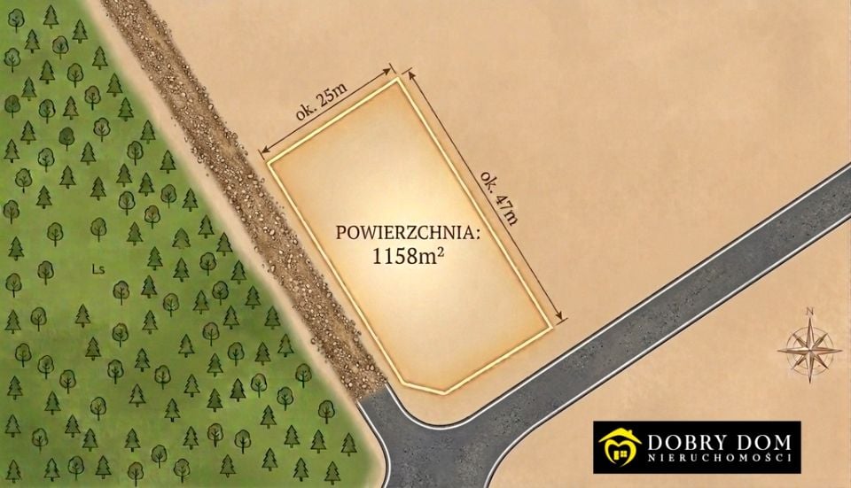 Działka budowlana Kościuki