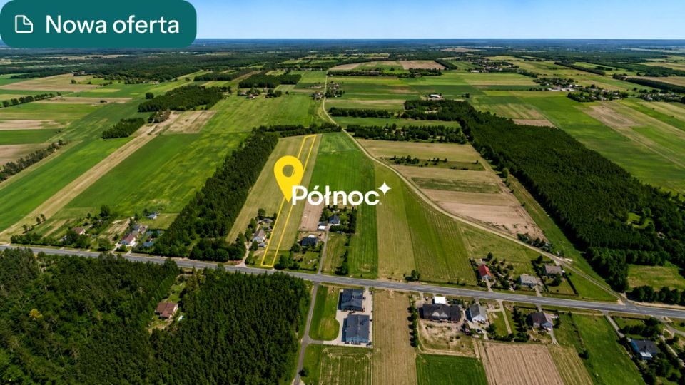 Działka budowlano-rolna Baciki Bliższe