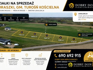 Działka budowlana Juraszki sprzedam