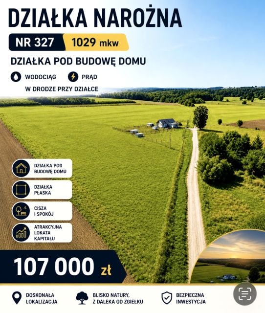 Działka budowlana Łęczyce