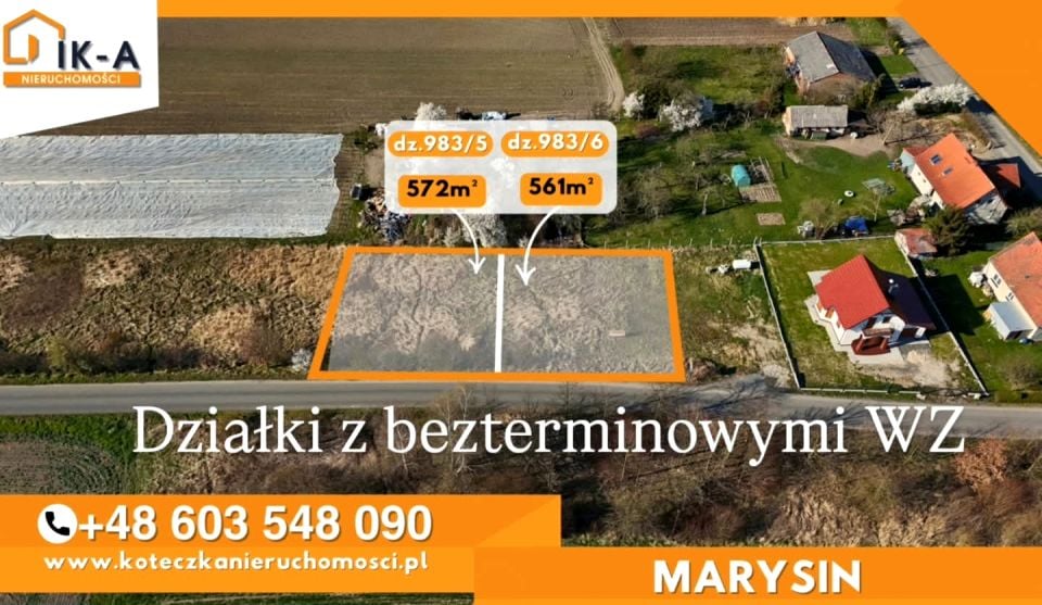 Działka budowlana Marysin