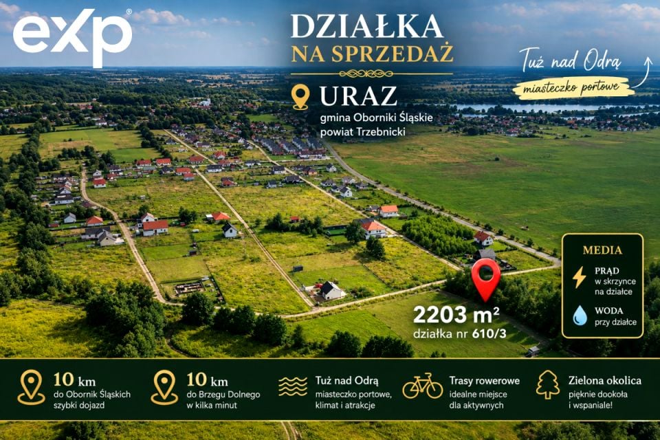 Działka budowlana Uraz