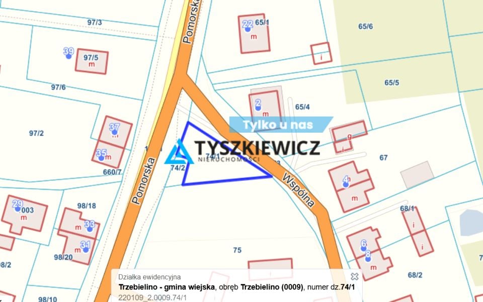 Działka budowlana Trzebielino