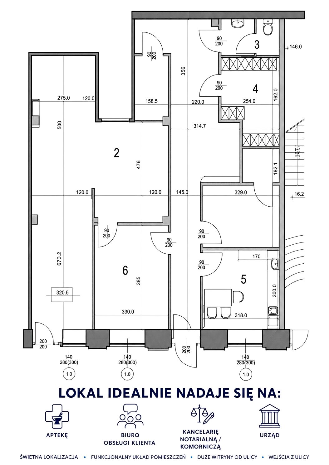 Lokal Handlowy, ul. Hiellego