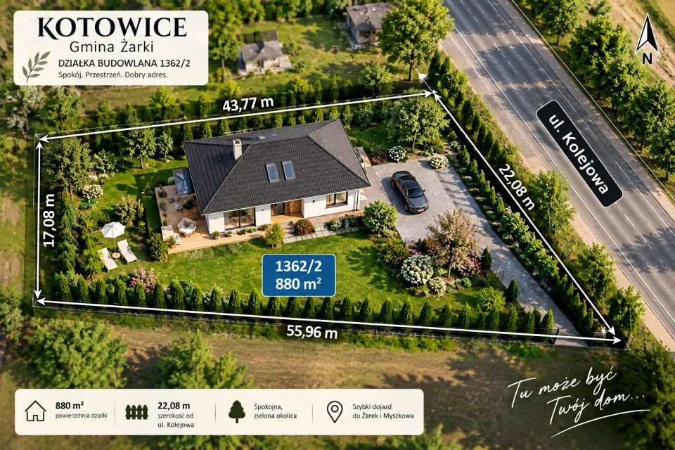 Działka budowlana Kotowice