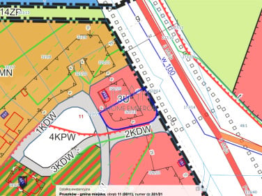 Działka usługowa Pruszków