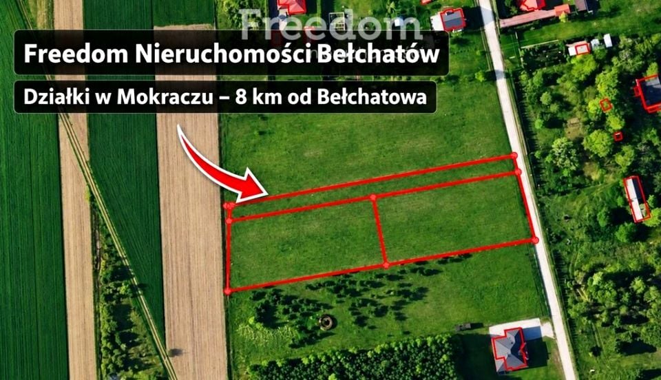 Działka budowlana Mokracz sprzedam