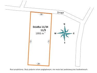 Działka budowlana Nowy Adamów