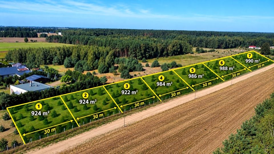 Działka budowlana Ganina