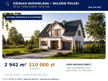 Działka budowlana Wilków Polski