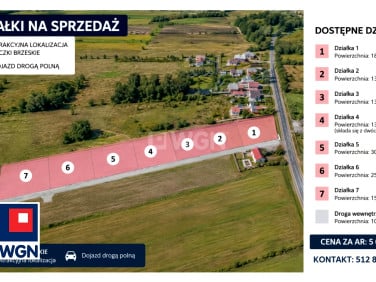 Działka Łączki Brzeskie