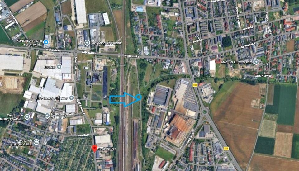 Działka inwestycyjna Leszno wynajmę