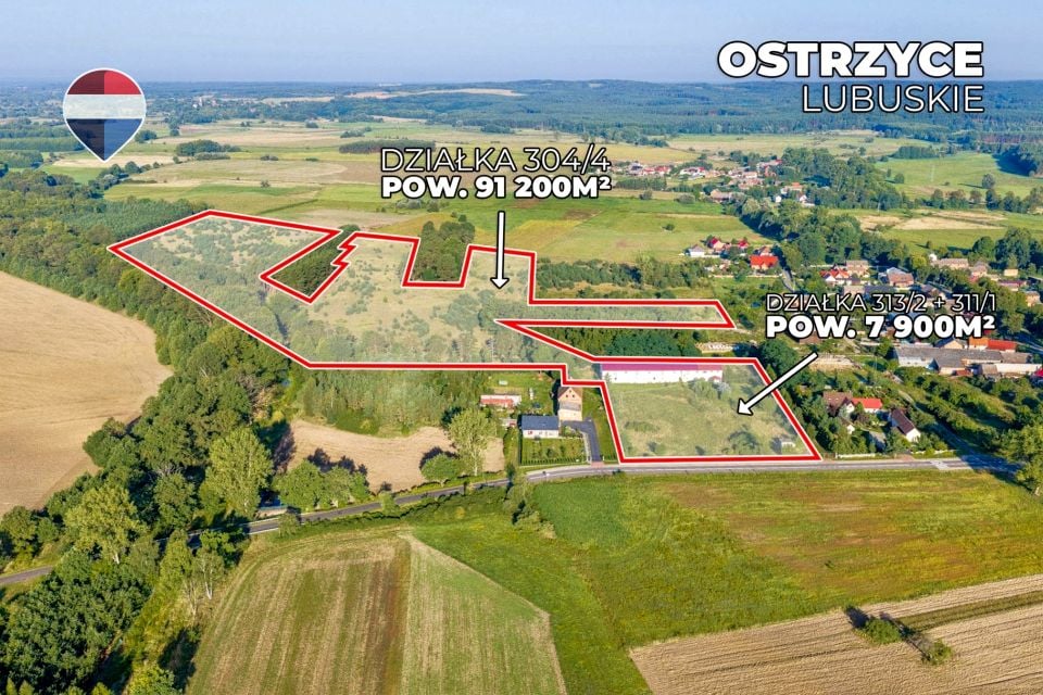 Działka Ostrzyce