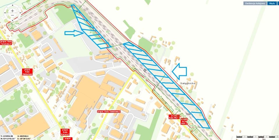 Działka inwestycyjna Koło