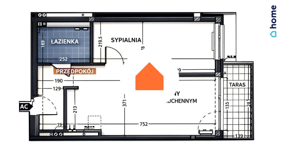 Apartament, ul. Orkana