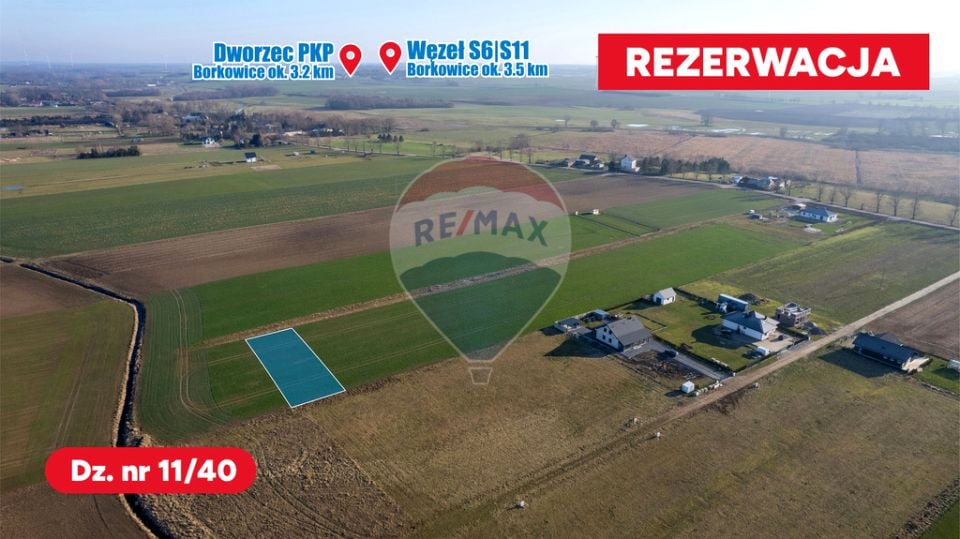Działka budowlano-rolna Śmiechów