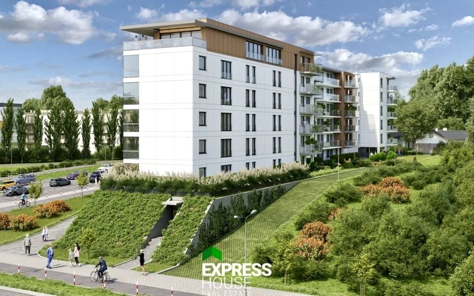 Mieszkanie apartamentowiec nad rzeką