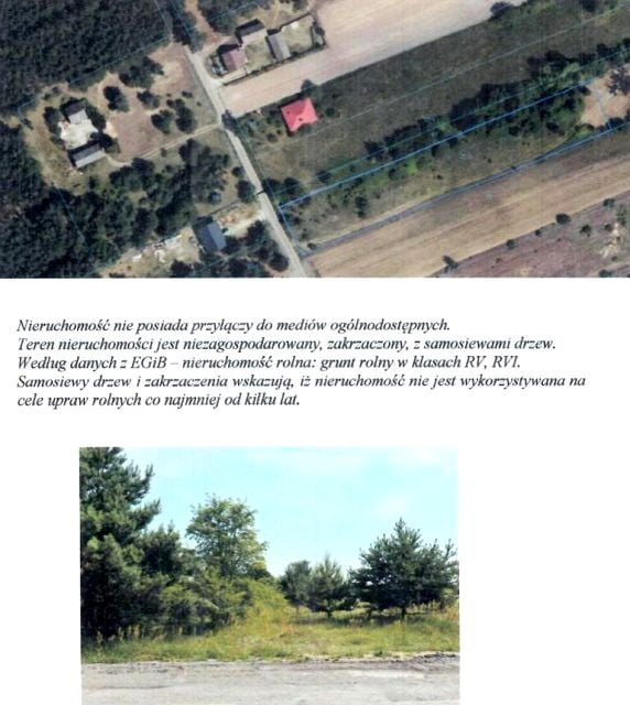 Działka rolna Góry Małe