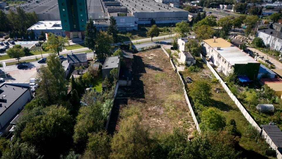 Działka usługowa Pabianice