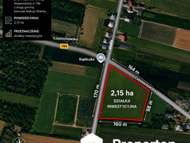 Działka inwestycyjna Zawada