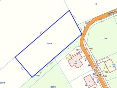 Działka budowlana Jordanów