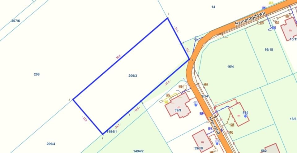 Działka budowlana Jordanów