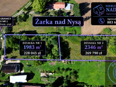 Działka budowlana Żarka nad Nysą