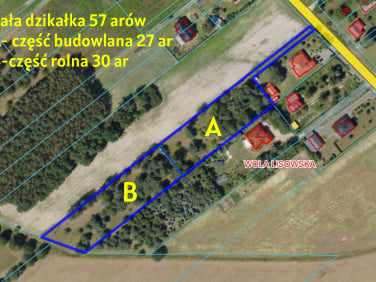 Działka budowlano-rolna Wola Lisowska