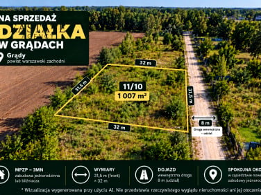 Działka budowlana Grądy