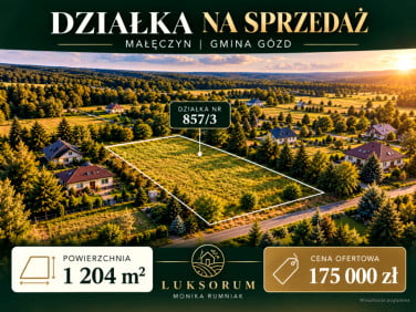 Działka budowlana Małęczyn