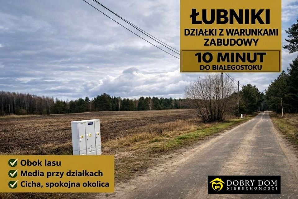 Działka budowlana Łubniki