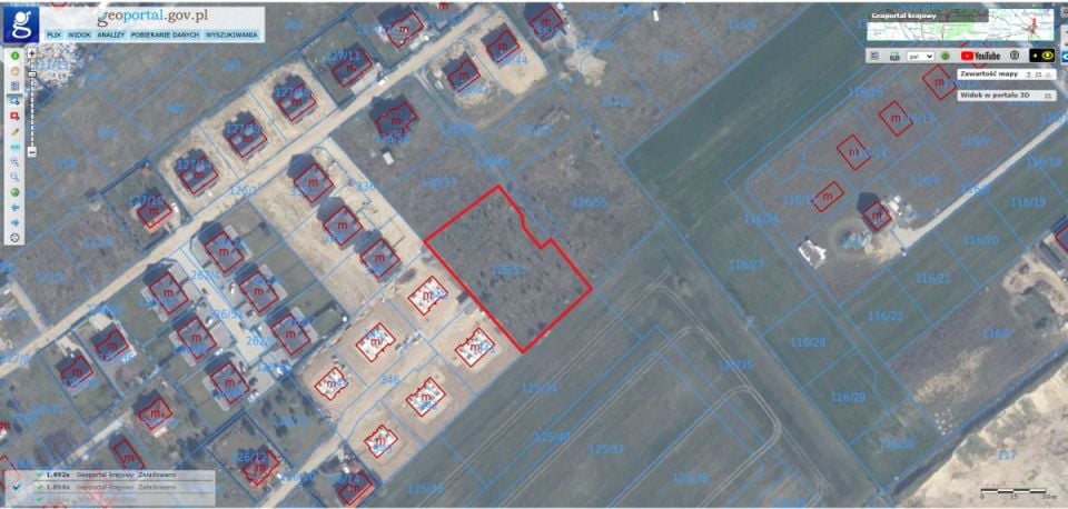 Sprzedam działkę Tuchom - 2 934 m²