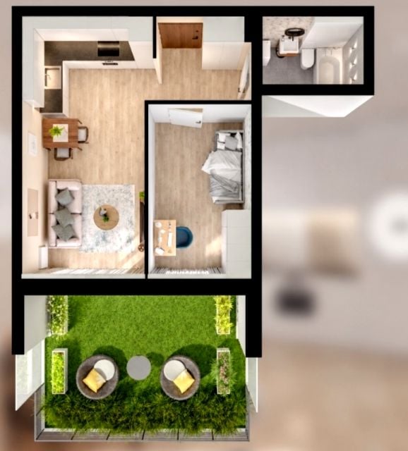 Sprzedam Mieszkanie Rzeszów - 38,11 m²