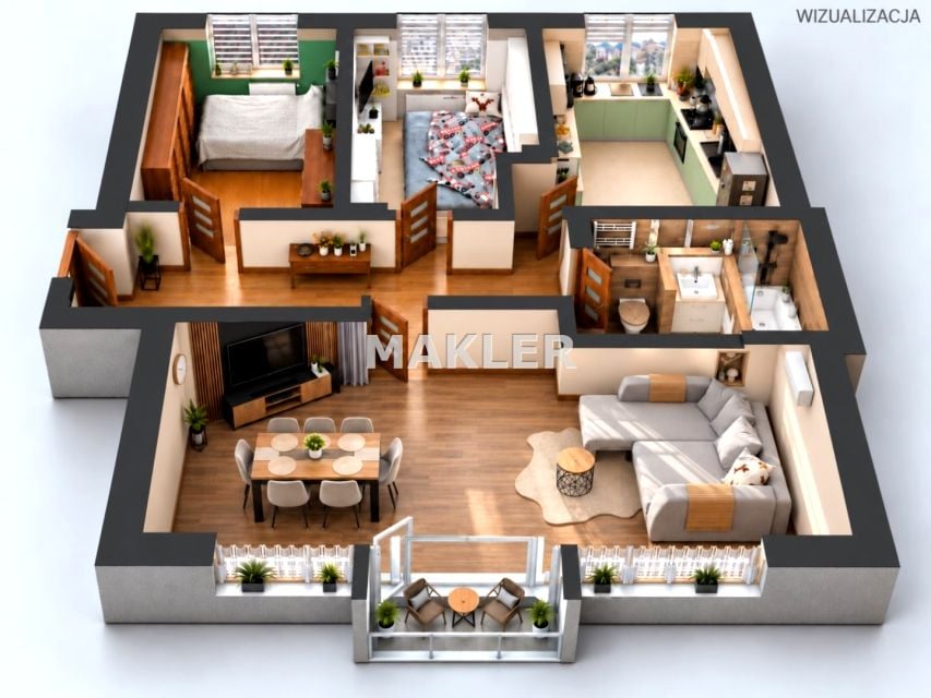Sprzedam Mieszkanie Bydgoszcz - 67,50 m²