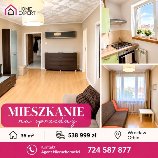 Sprzedam Mieszkanie Wrocław - 36 m²