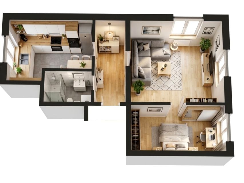 Sprzedam Mieszkanie Gliwice - 56 m²