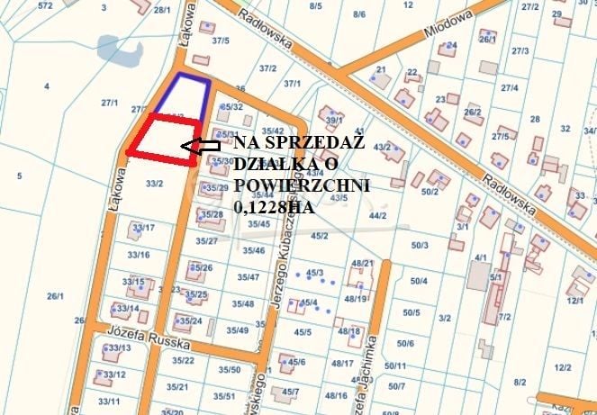 Sprzedam działkę Ostrów Wielkopolski - 1 228 m²