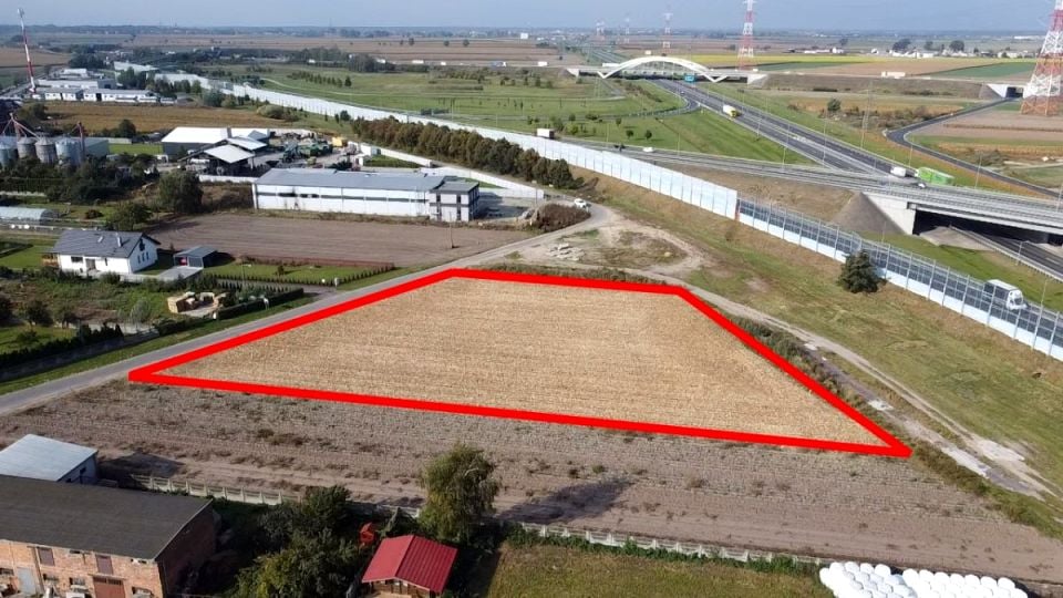 Działka usługowa Głuchowo