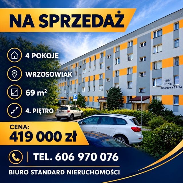 Sprzedam Mieszkanie Częstochowa - 69 m²
