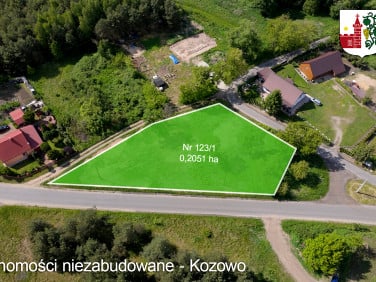 Działka budowlana Kozowo
