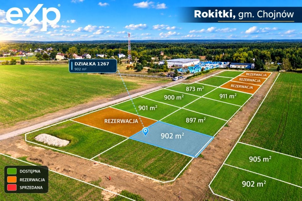 Działka budowlana Rokitki