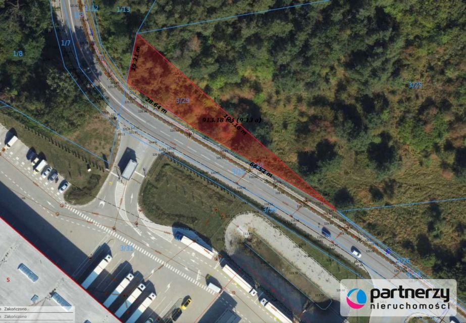 Sprzedam działkę Gdańsk - 921 m²