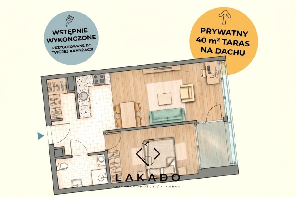 Sprzedam Mieszkanie Kraków - 45,42 m²